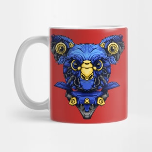 koala autobot mecha illustarion Mug